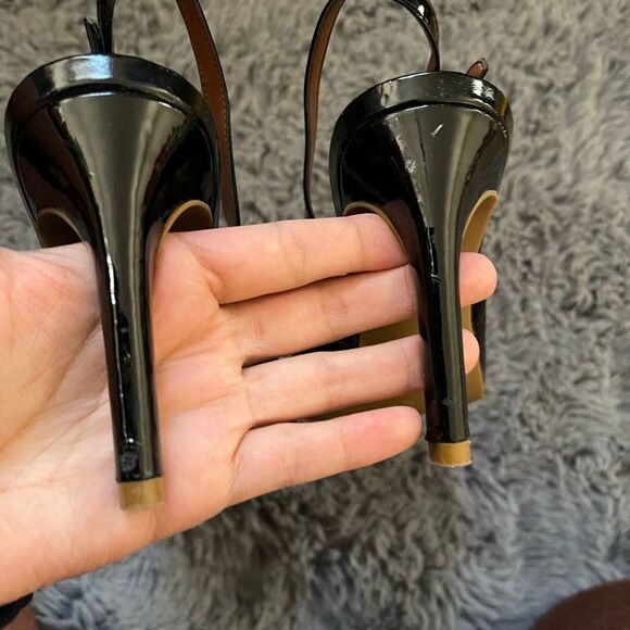 NWOT cole haan patent leather peep toe heels - Picture 4 of 5